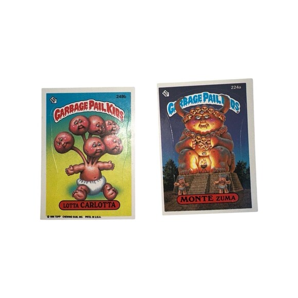 Lot of 10 Vintage Garbage Pail Kids Trading Cards Stickers 1980s Topps Mixed - Picture 12 of 16
